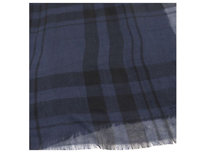 Sciarpa in cashmere Dior HOMME Blu - vista 8