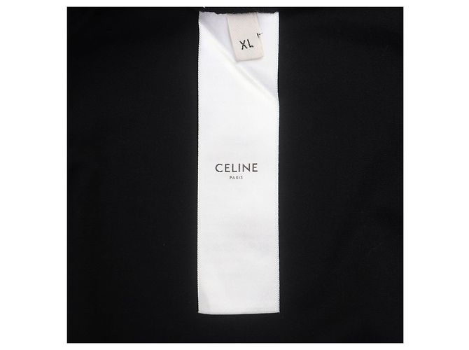 Céline Camiseta CELINE Skater de jersey de algodón Castaño Negro - vista 6