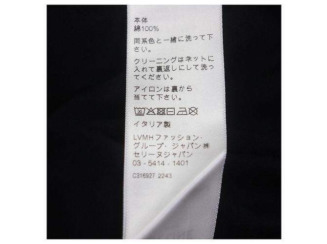 Céline Camiseta CELINE Skater de jersey de algodón Castaño Negro - vista 8