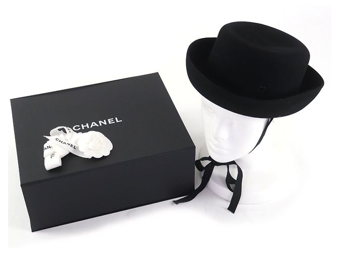 Timeless Cappello in pelo di coniglio Chanel Nero - vista 2