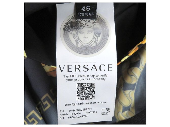 Chaqueta Blouson Versace Medusa Chain Negro - vista 9