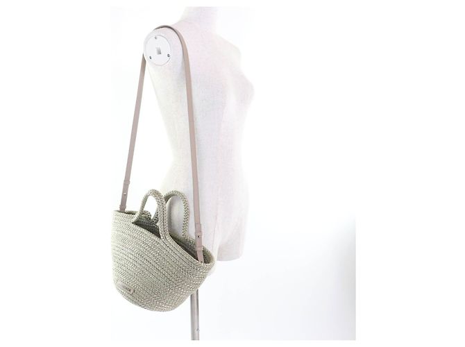 Everyday Borsa a tracolla Balenciaga Ibiza Small Basket Verde Cachi - vista 6