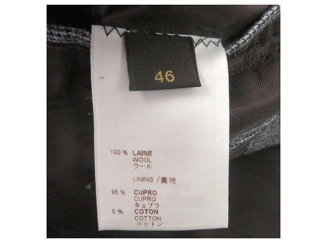 Louis Vuitton Houndstooth Wool Suit Brown - view 11