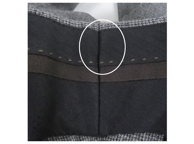 Louis Vuitton Houndstooth Wool Suit Brown - view 13