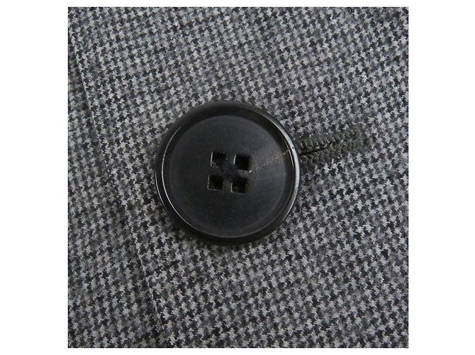 Louis Vuitton Houndstooth Wool Suit Brown - view 7