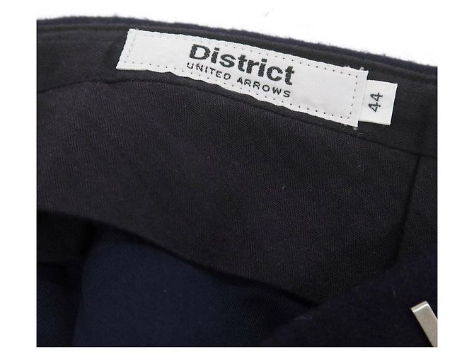Autre Marque Pantaloni eleganti District UNITED ARROWS in lana e nylon - vista 6