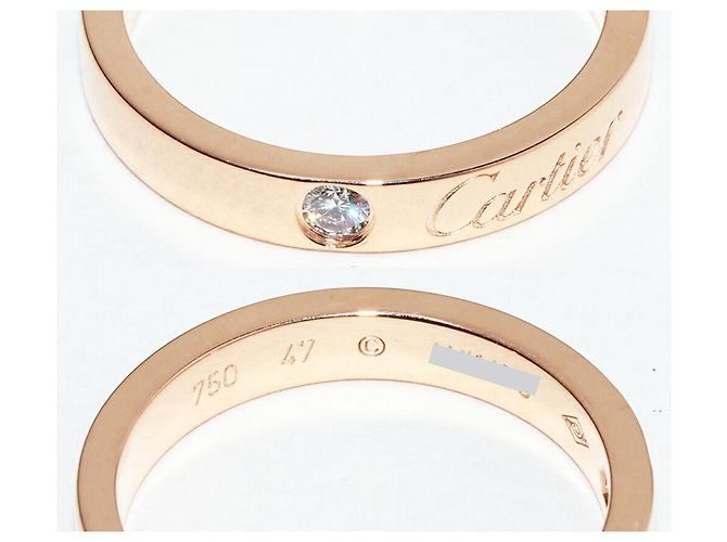 C de Cartier Ring aus Au750 mit Diamant Größe 47 Golden - Ansicht 5