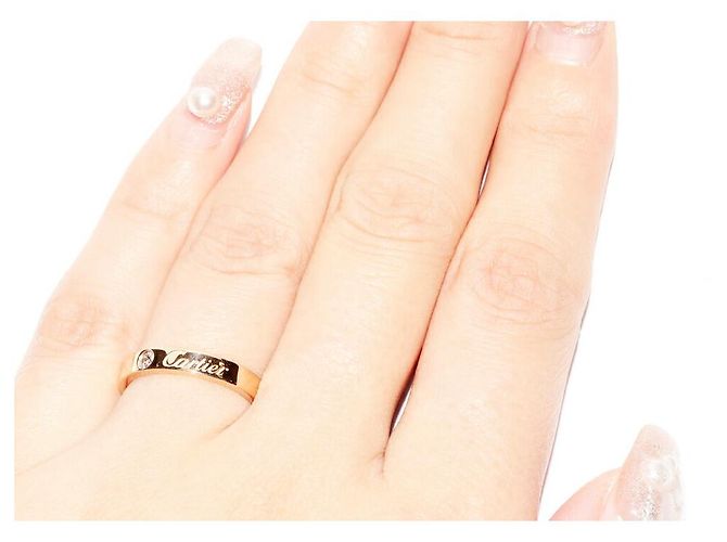 C de Cartier Ring aus Au750 mit Diamant Größe 47 Golden - Ansicht 6