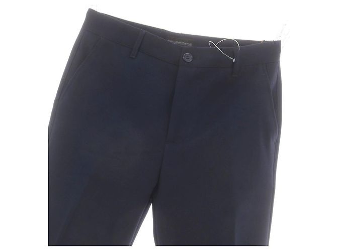 Autre Marque KARL MOMMOO Polyester Freizeithose Blau Marineblau - Ansicht 2