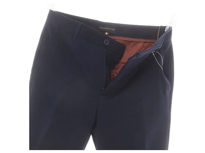 Autre Marque KARL MOMMOO Polyester Freizeithose Blau Marineblau - Ansicht 3