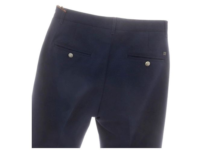 Autre Marque KARL MOMMOO Polyester Freizeithose Blau Marineblau - Ansicht 5