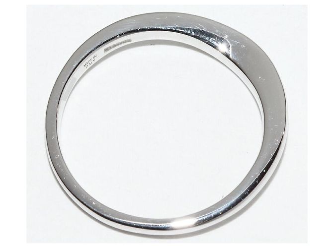 Bulgari Bvlgari Fedi Pt950 Ring Größe 8 Silber - Ansicht 4