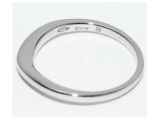 Bulgari Bvlgari Fedi Pt950 Ring Größe 8 Silber - Ansicht 5