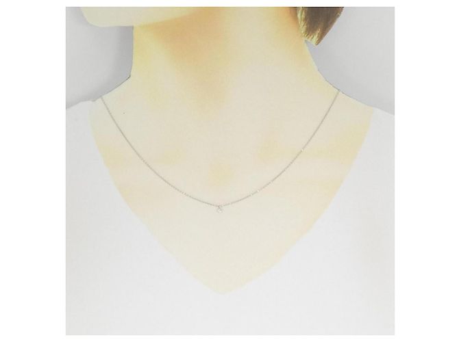 Autre Marque Collana con diamanti Au750 Argento - vista 6