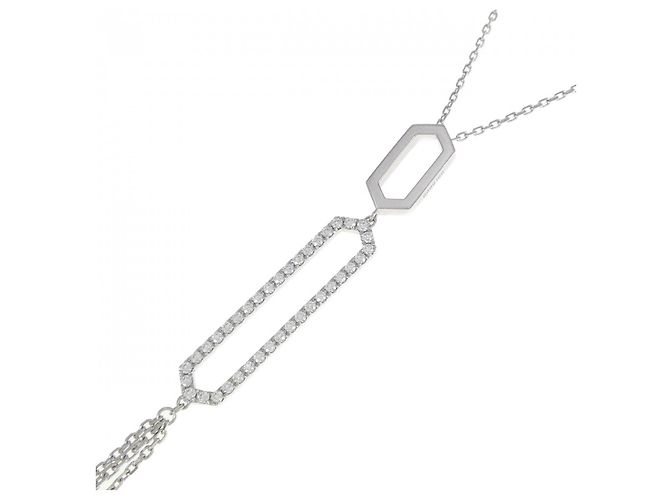 Autre Marque Collana in platino e diamanti Argento - vista 2