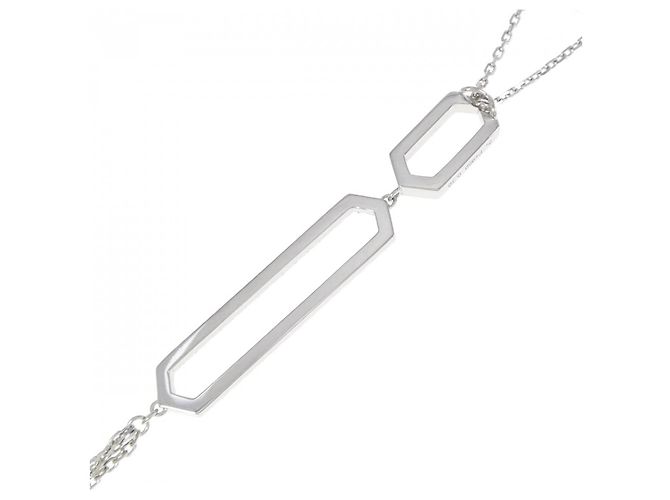 Autre Marque Collana in platino e diamanti Argento - vista 3