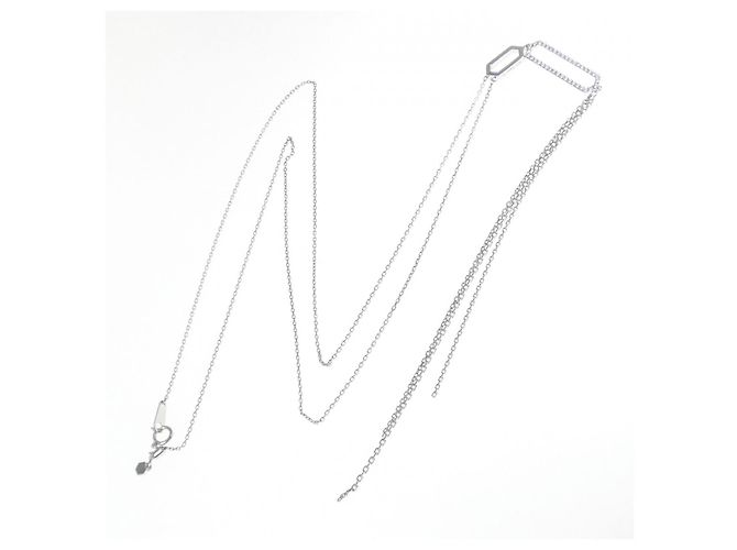 Autre Marque Collana in platino e diamanti Argento - vista 5