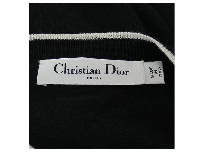 Christian Dior Seide-Kaschmir-Strick Schwarz - Ansicht 4