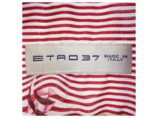 ETRO Hemd Weiß Rot - Ansicht 4