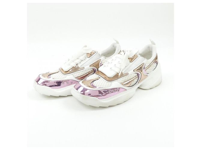 Roger Vivier Viv On The Run Leder-Sneaker Weiß - Ansicht 3