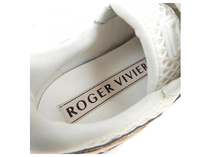 Roger Vivier Viv On The Run Leder-Sneaker Weiß - Ansicht 6