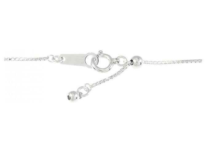 Autre Marque Collana con perle nere di Tahiti in K18WG Argento - vista 5