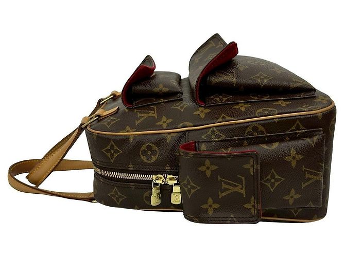 Bolso de mano Louis Vuitton en piel Monogram Castaño - vista 6