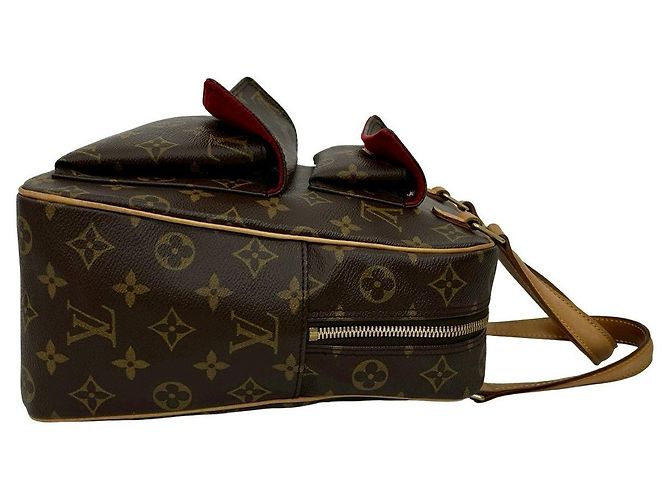 Bolso de mano Louis Vuitton en piel Monogram Castaño - vista 7
