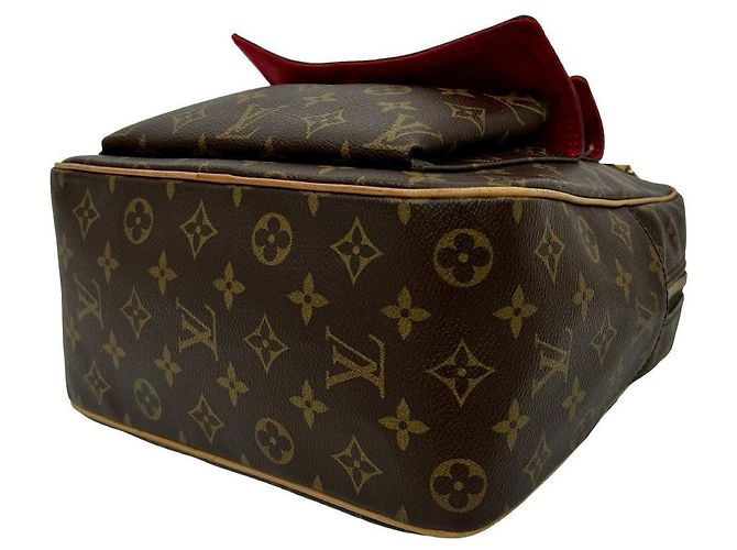 Bolso de mano Louis Vuitton en piel Monogram Castaño - vista 9