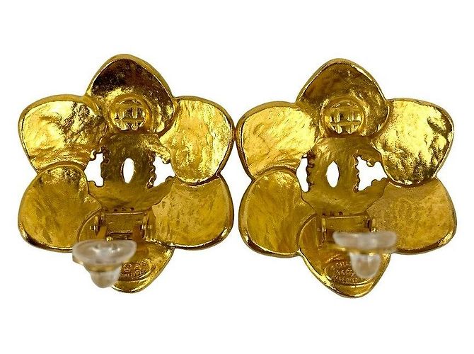 CHANEL Ohrringe Ear Cuff Golden - Ansicht 6