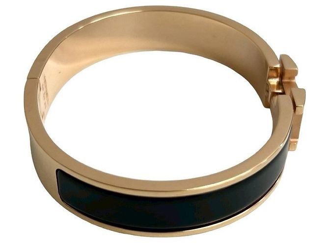 Hermès Hermes Click H Armband Schwarz - Ansicht 5