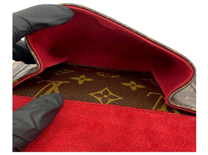 Mini borsa a tracolla Louis Vuitton Vivasite Monogram Marrone - vista 11
