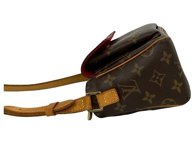 Mini borsa a tracolla Louis Vuitton Vivasite Monogram Marrone - vista 6