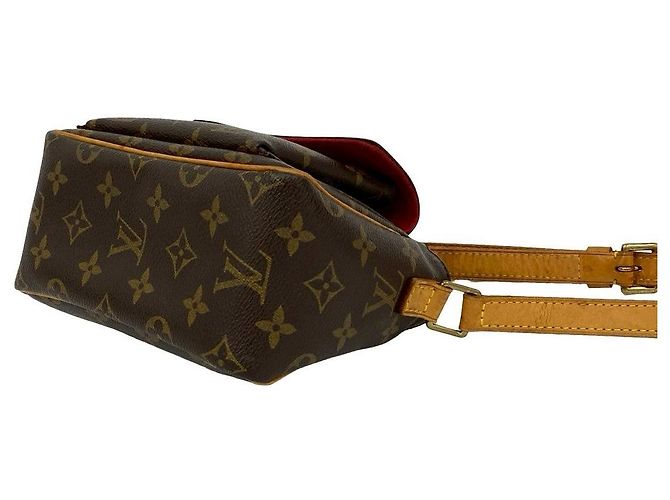 Mini borsa a tracolla Louis Vuitton Vivasite Monogram Marrone - vista 9