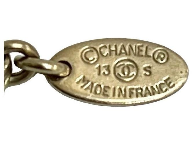Timeless Collana Chanel Coco Mark Swing Pearl D'oro - vista 3
