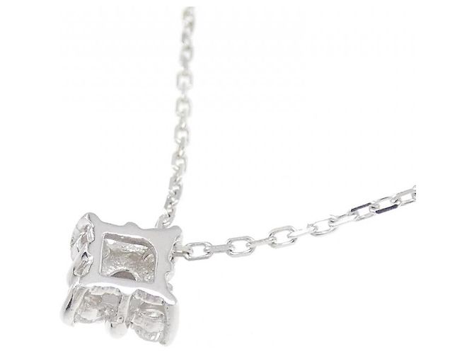 Autre Marque Collana con Diamanti K18WG Argento - vista 4