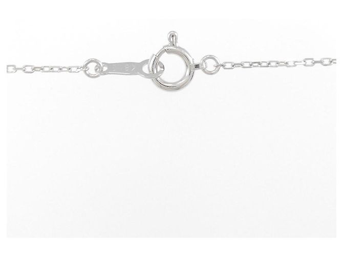 Autre Marque Collana con Diamanti K18WG Argento - vista 5