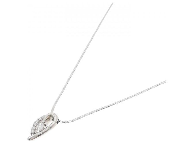 Autre Marque Collana di Diamanti PT900 PT850 Argento - vista 2
