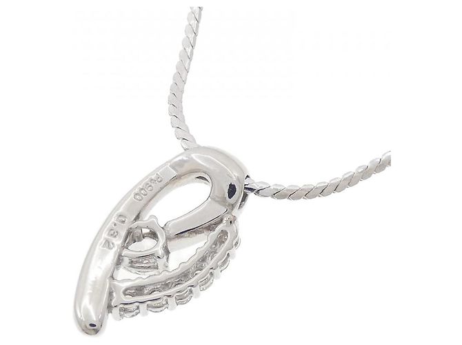 Autre Marque Collana di Diamanti PT900 PT850 Argento - vista 4