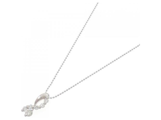 Autre Marque Collana in platino e diamanti Argento - vista 2