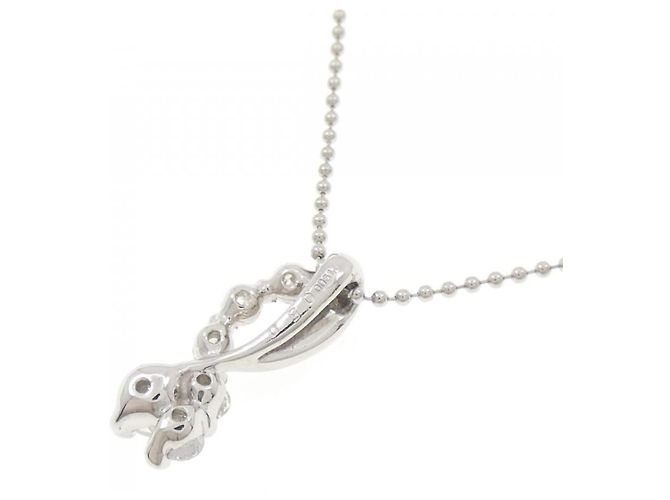 Autre Marque Collana in platino e diamanti Argento - vista 4
