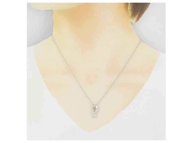Autre Marque Collana in platino e diamanti Argento - vista 6