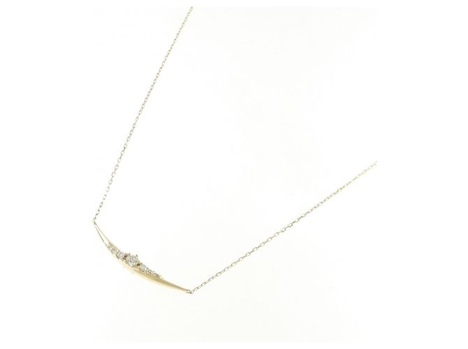 Autre Marque Collier en diamant Au750 Doré - vue 2