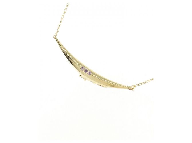 Autre Marque Collier en diamant Au750 Doré - vue 4