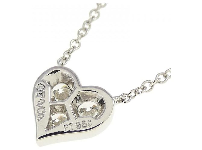 Tiffany & Co Collana Tiffany Sentimental in platino e diamanti Argento - vista 4