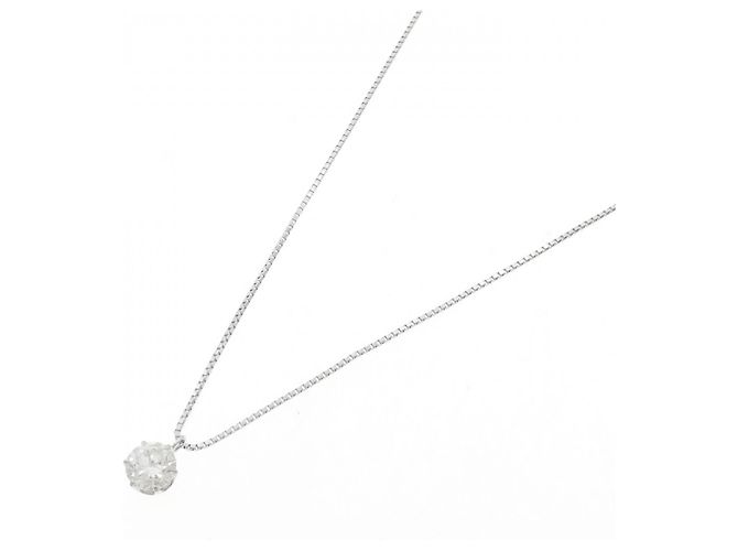 Autre Marque Collana di Diamanti PT900 PT850 Argento - vista 2