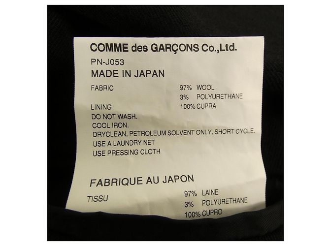 Autre Marque Chaqueta Comme des Garçons Homme Plus Negro - vista 3