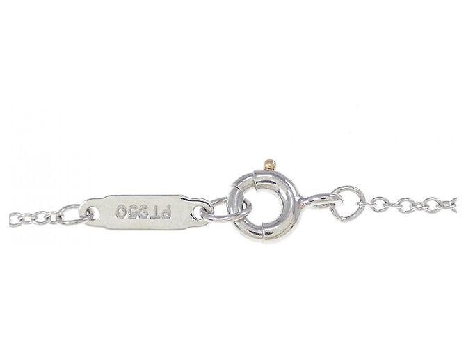 Tiffany & Co. Platin-Diamant-Halskette Silber - Ansicht 5