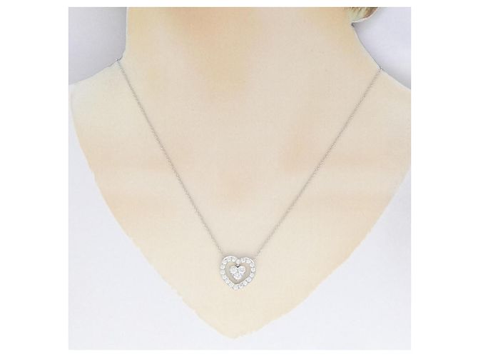 Tiffany & Co. Platin-Diamant-Halskette Silber - Ansicht 6