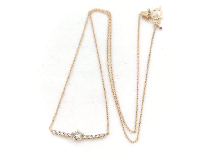 Autre Marque Collana festaria Wish upon a star Au750 Diamond D'oro - vista 2